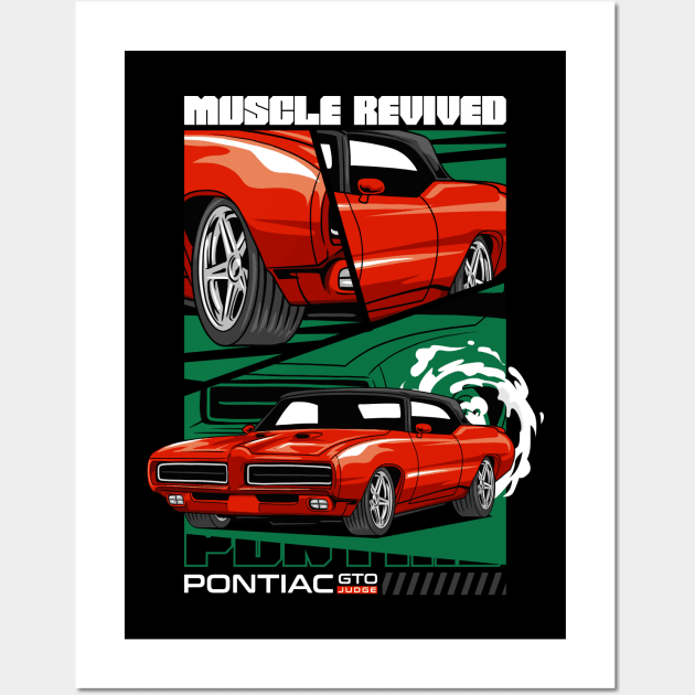 American GTO Judge Car Wall Art by milatees